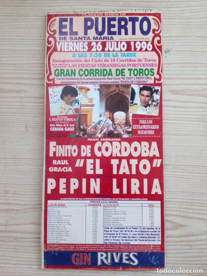 Tauromachia: Cartel De Toros Con Tablilla - Lote 031