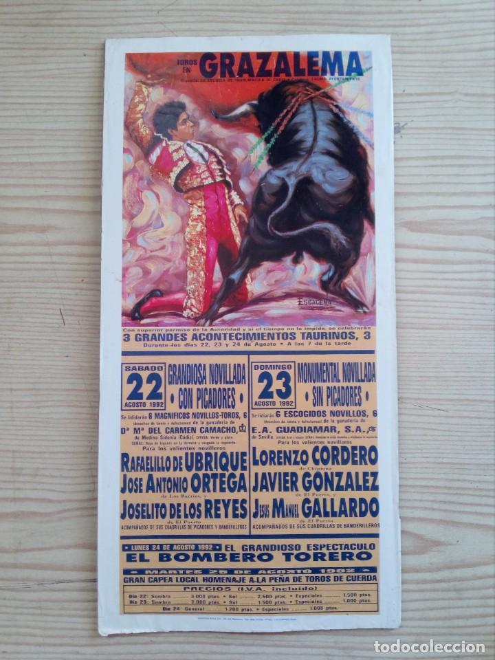 Bullfighting: Cartel De Toros Con Tablilla - Lote 037