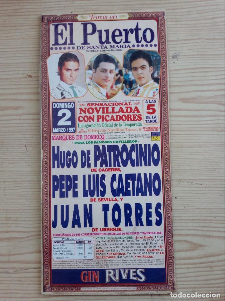 Bullfighting: Cartel De Toros Con Tablilla - Lote 049