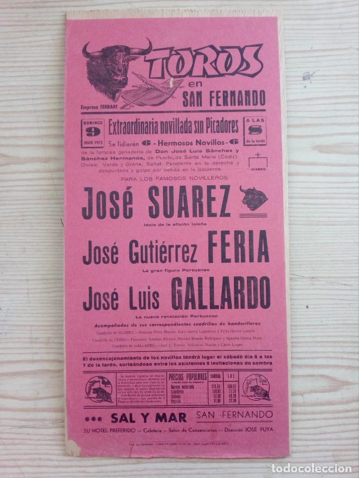 Stierkampf: Cartel De Toros Con Tablilla - Lote 053