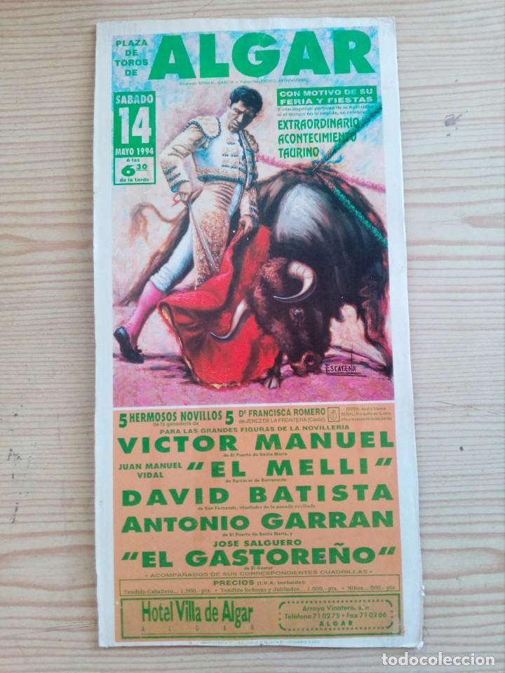 Bullfighting: Cartel De Toros Con Tablilla - Lote 057