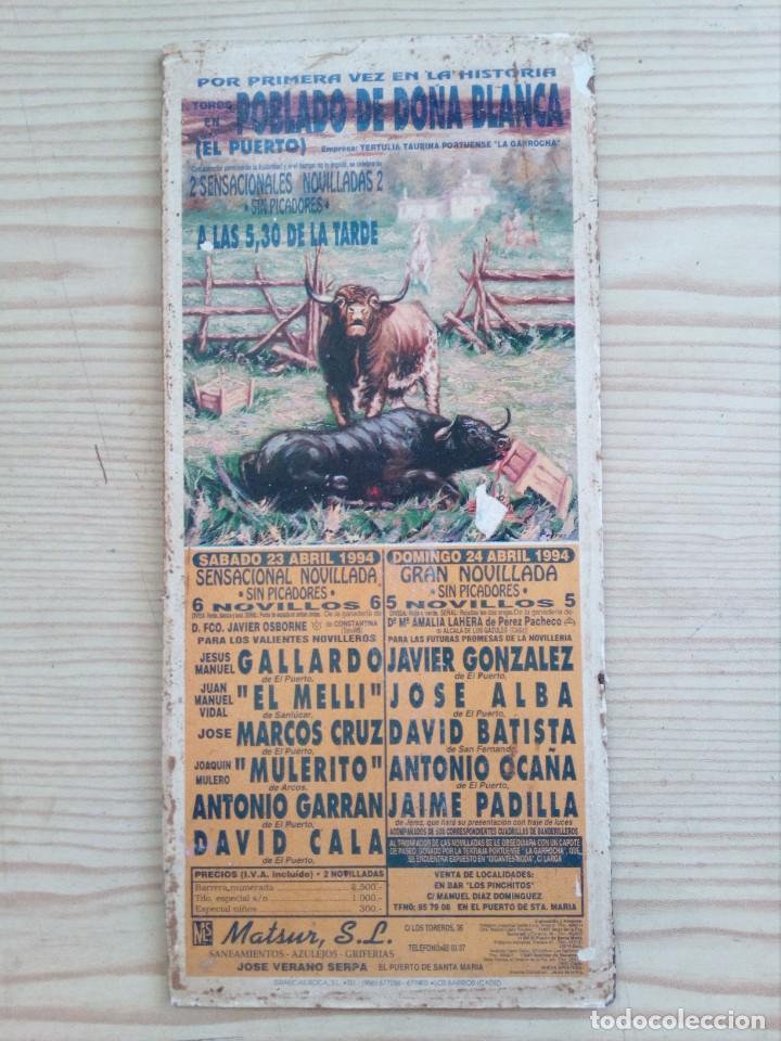 Stierkampf: Cartel De Toros Con Tablilla - Lote 072