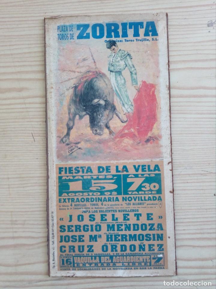 Tauromachia: Cartel De Toros Con Tablilla - Lote 078