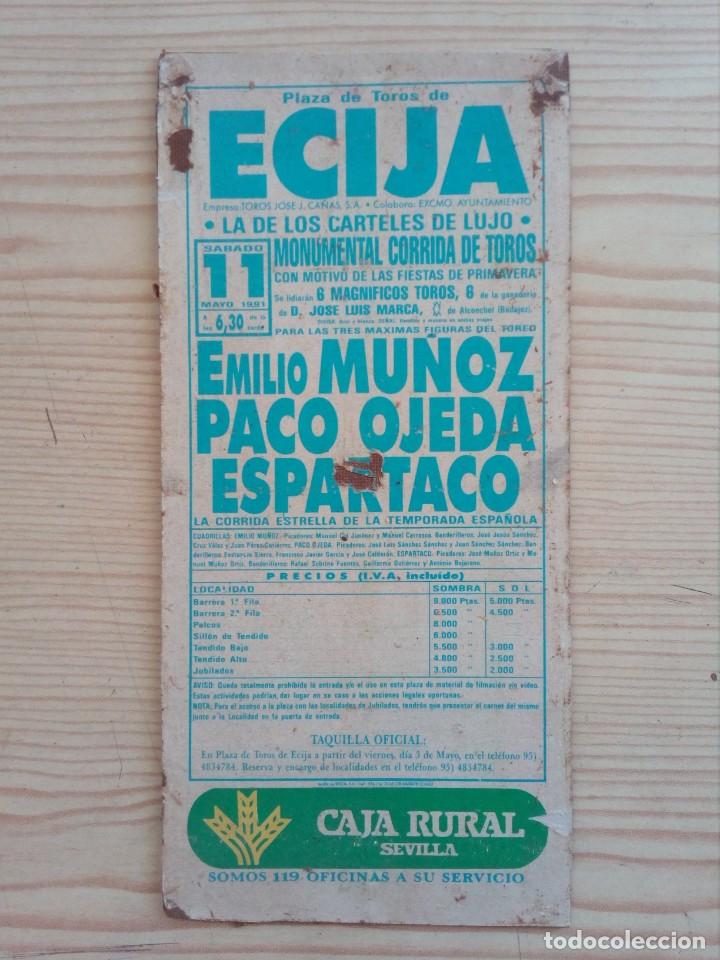 Stierkampf: Cartel De Toros Con Tablilla - Lote 082