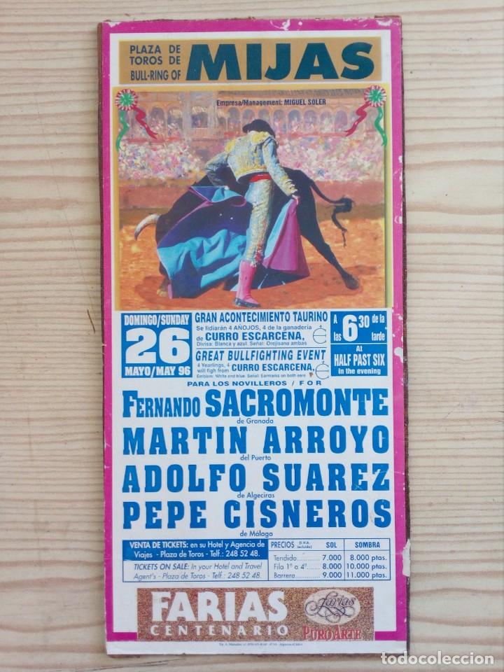 Bullfighting: Cartel De Toros Con Tablilla - Lote 083