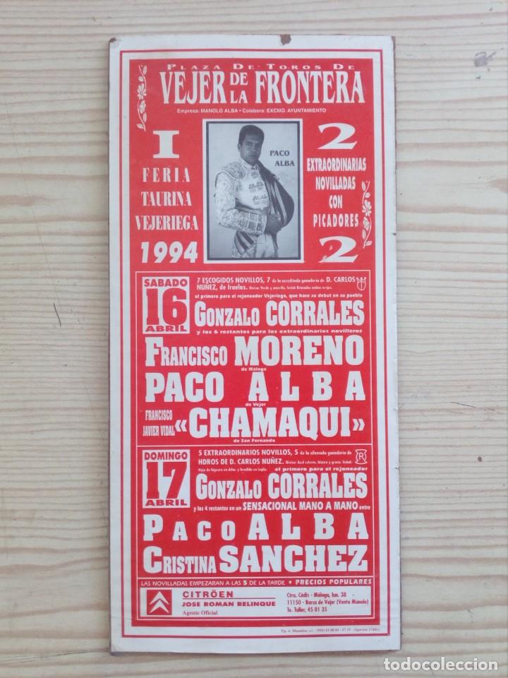 Tauromachia: Cartel De Toros Con Tablilla - Lote 086