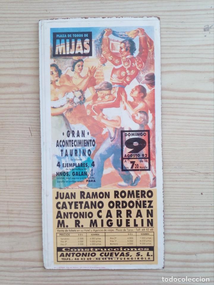 Stierkampf: Cartel De Toros Con Tablilla - Lote 087