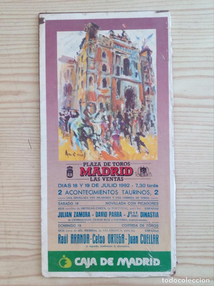 Tauromachia: Cartel De Toros Con Tablilla - Lote 093