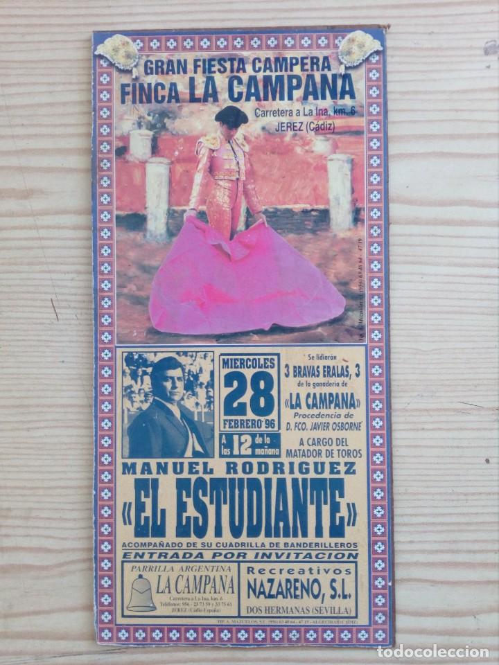 Stierkampf: Cartel De Toros Con Tablilla - Lote 109