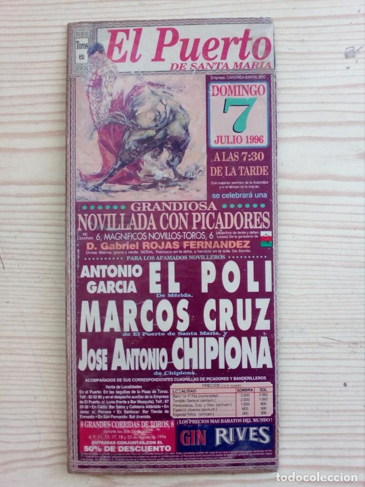 Bullfighting: Cartel De Toros Con Tablilla - Lote 120