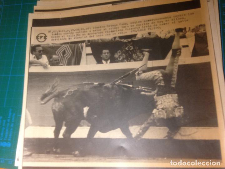 Bullfighting: COGIDA TORERO - ORTEGA CANO BILBAO 19-08-1991 - TELETIPO ORIGINAL EFE