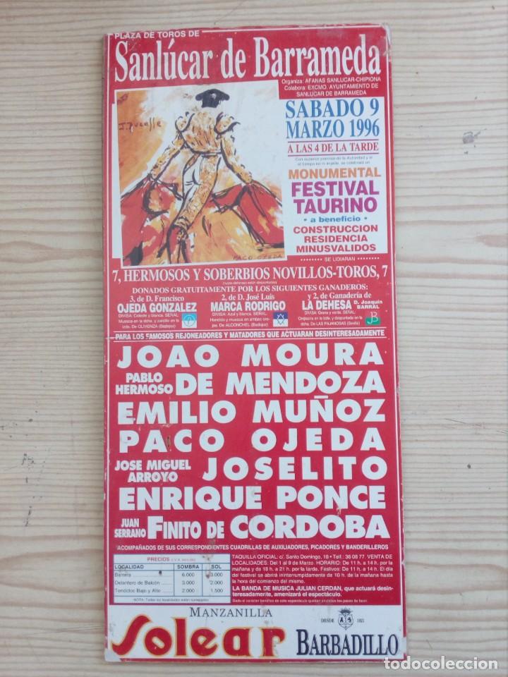 Bullfighting: Cartel De Toros Con Tablilla - Lote 058