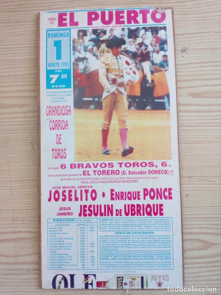 Bullfighting: Cartel De Toros Con Tablilla - Lote 012