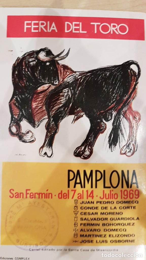 Tauromaquia: PROGRAMA TOROS SANFERMINES 1969 - G2 - Foto 2