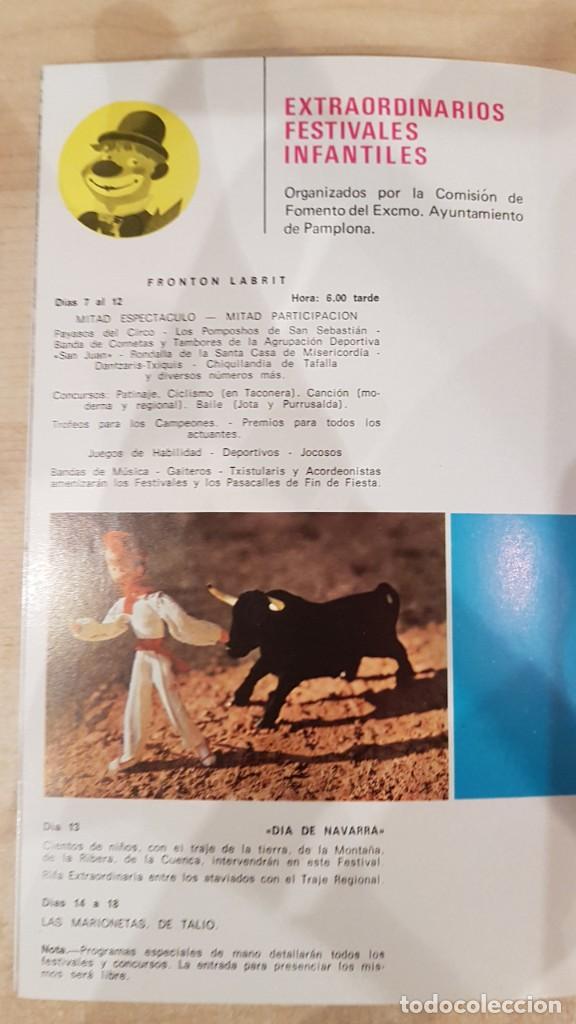 Tauromaquia: PROGRAMA TOROS SANFERMINES 1969 - G2 - Foto 6