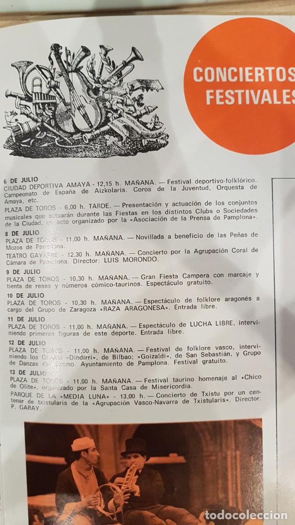 Tauromaquia: PROGRAMA TOROS SANFERMINES 1969 - G2 - Foto 8