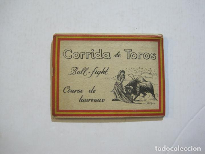 Tauromaquia: BULL FIGHT-CORRIDAS DE TOROS-MINI BLOC CON 12 FOTOGRAFIAS-JDP-VER FOTOS-(74.870)
