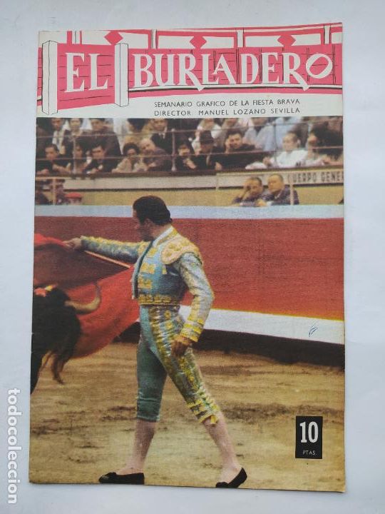 Tauromaquia: El Burladero. Semanario gr&aacute;fico de la Fiesta Brava. N&ordm; 105. 16 de febrero de 1966. TDKC73