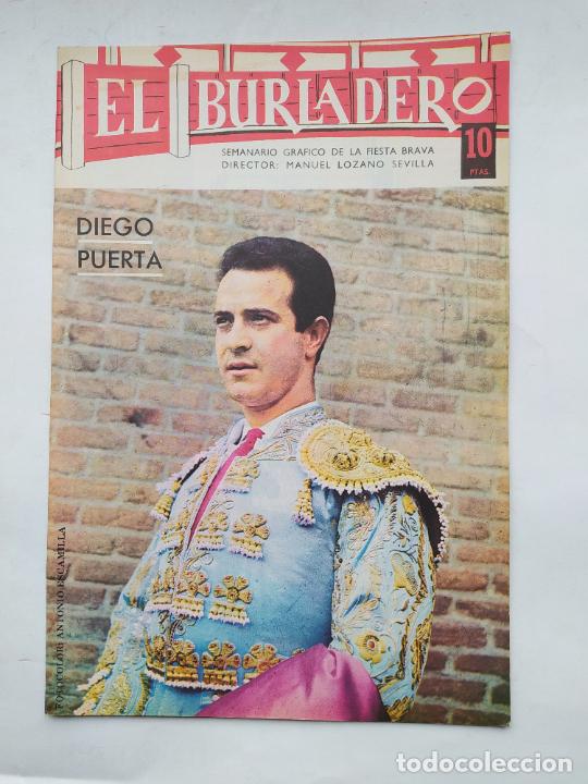 Tauromaquia: El Burladero. Semanario gr&aacute;fico de la Fiesta Brava. N&ordm; 136. 21 septiembre 1966. Diego Puerta TDKC73