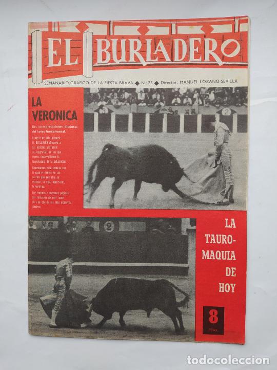 Tauromachie: El Burladero. Semanario gr&aacute;fico de la Fiesta Brava. N&ordm; 76. 21 de julio de 1965. TDKC92
