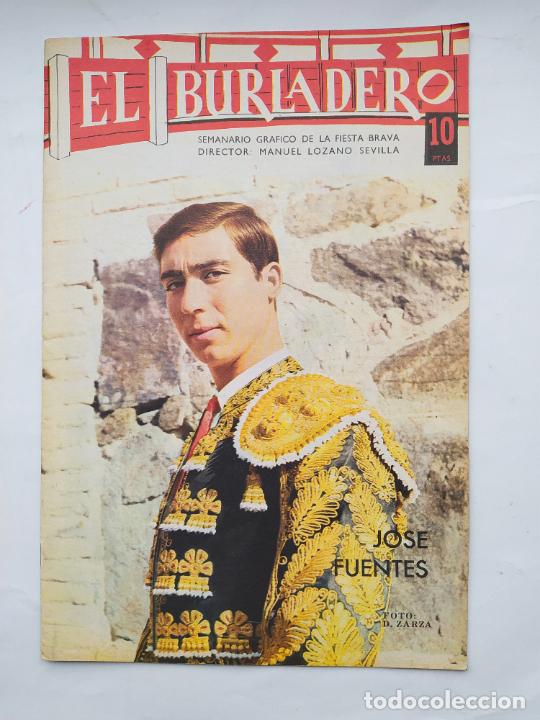 Tauromaquia: El Burladero. Semanario gr&aacute;fico de la Fiesta Brava. N&ordm; 141. 26 octubre 1966. Jos&eacute; Fuentes. TDKC92