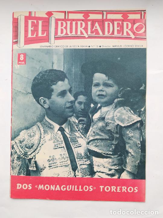 Tauromaquia: El Burladero. Semanario gfco. de la Fiesta Brava. N&ordm; 55. 3 marzo 1965. Dos monaguillos torero TDKC92