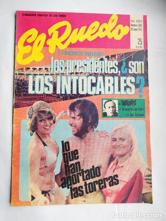 Tauromaquia: EL RUEDO. N&ordm; 1616. 10 JUNIO 1975. SEMANARIO GRAFICO DE LOS TOROS. A&Ntilde;O XXXII. TDK289B