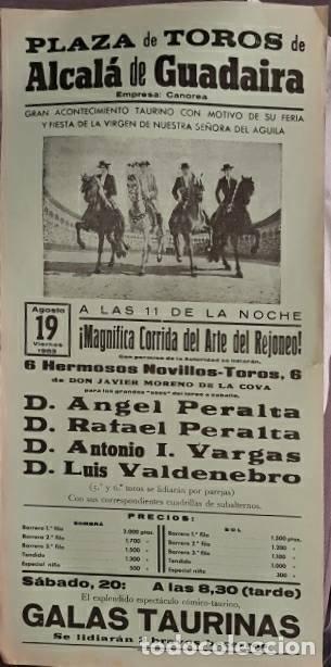 Tauromachie: Cartel.Alcal&aacute; Guadaira.19 Agosto 1983. Angel Peralta,Rafael Peralta,Antonio I.Vargas,Luis Valdenebro