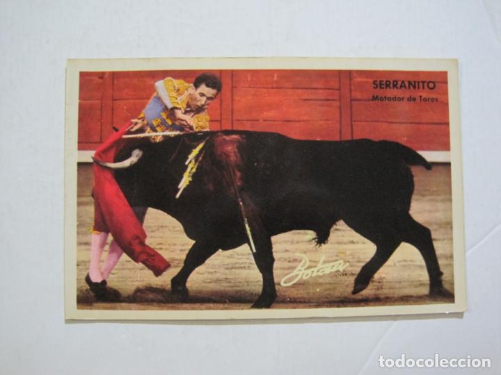 Tauromaquia: SERRANITO-MATADOR DE TOROS-FELIZ A&Ntilde;O 1967-FELICITACION ANTIGUA-VER FOTOS-(K-1251)