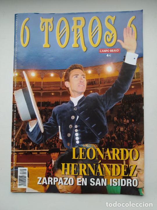 Stierkampf: 6 TOROS 6. N&ordm; 829 SEMANARIO DE ACTUALIDAD TAURINA. 18 MAYO 2010. LEONARDO HERNANDEZ. TDKC99