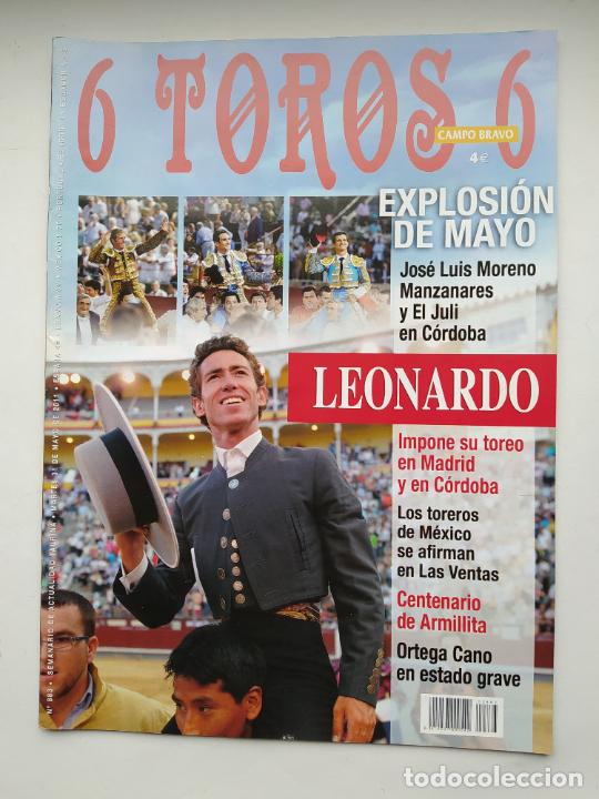 Bullfighting: 6 TOROS 6. N&ordm; 883 SEMANARIO DE ACTUALIDAD TAURINA. 31 MAYO 2011. LEONARDO. TDKC99