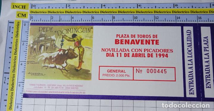 Bullfighting: ENTRADA. PLAZA CORRIDA TOROS. 11 ABRIL 1994. BENAVENTE, ZAMORA. 159