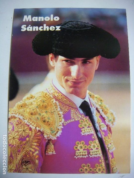 Tauromaquia: FOTO DEL TORERO MANOLO SANCHEZ TAMA&Ntilde;O CUARTILLA