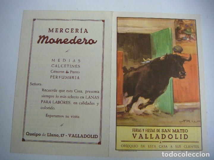 Tauromaquia: CARTEL DE FERIA PLAZA DE TOROS DE VALLADOLID SEPTIEMBRE 1948