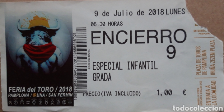 Tauromaquia: ENTRADA ENCIERRO SAN FERMIN 2018