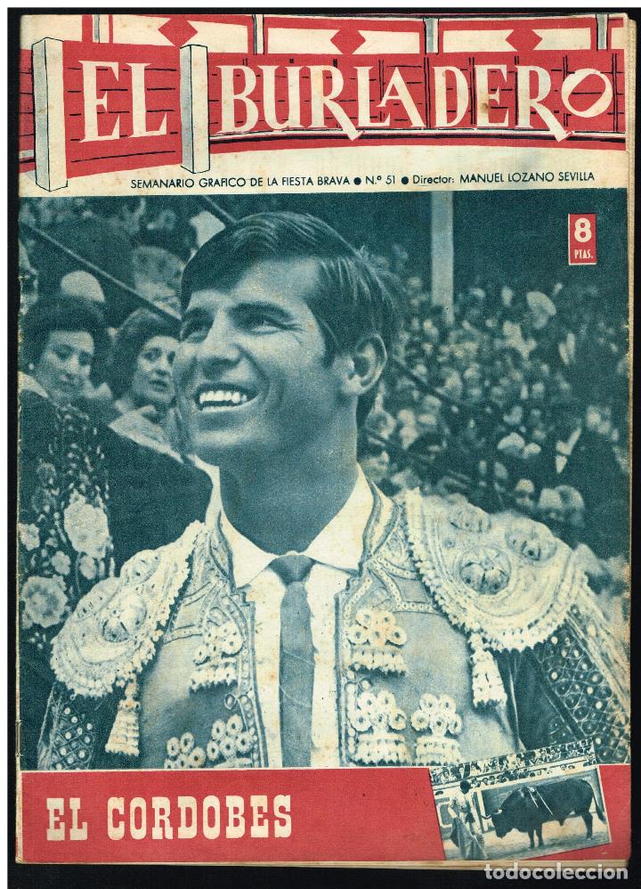 Tauromaquia: EL BURLADERO N&ordm; 51. SEMANARIO GR&Aacute;FICO DE LA FIESTA BRAVA - 1965