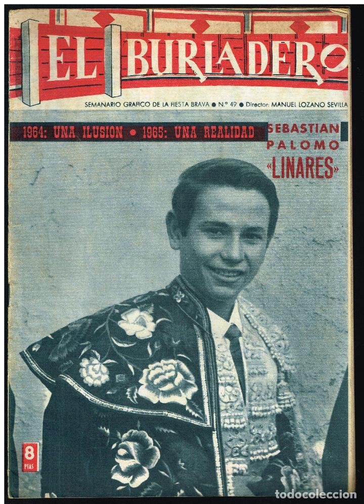 Tauromaquia: EL BURLADERO N&ordm; 49. SEMANARIO GR&Aacute;FICO DE LA FIESTA BRAVA - 1965