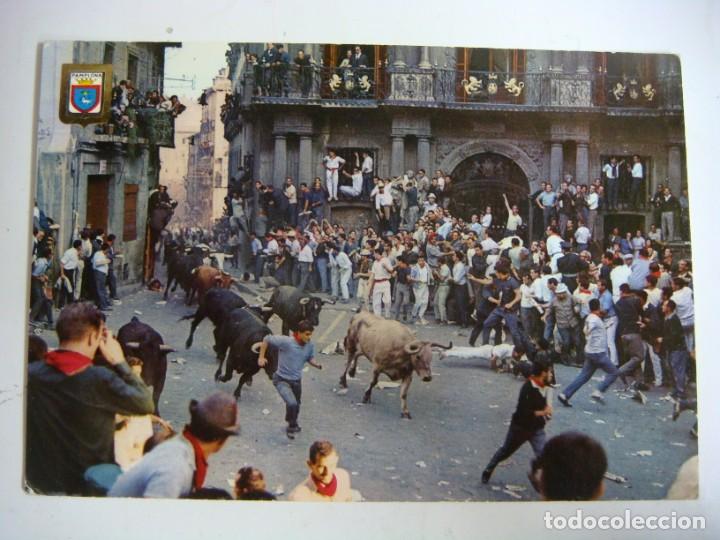 Tauromaquia: POSTAL DE PAMPLONA FIESTAS DE SAN FERMIN CAJ-N&ordm;-3