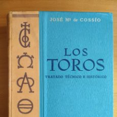 Tauromaquia: LOS TOROS TRATADO TÉCNICO E HISTÓRICO TOMO I JOSÉ Mª DE COSSÍO (ESPASA CALPE). Lote 262044710