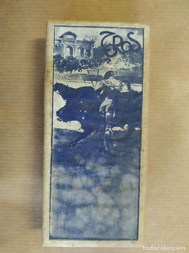 Tauromaquia: TOROS, TORERO. ANTIGUO TAMPON PLANCHA DE MADERA Y METAL, IMPRENTA ORTEGA VALENCIA