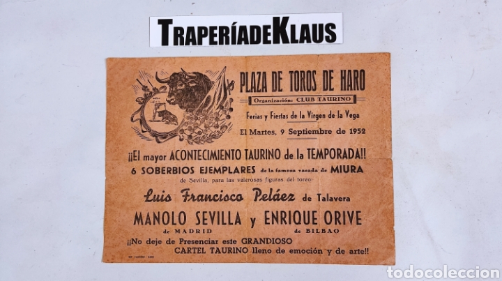 Tauromaquia: Plaza toros de Haro - 1952 - tdkc32 - Foto 1