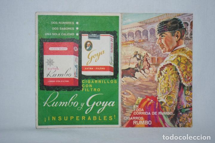 Tauromaquia: PROGRAMA DE CORRIDAS FALLERAS , Y CIGARRILLOS CON FILTROS - Foto 1