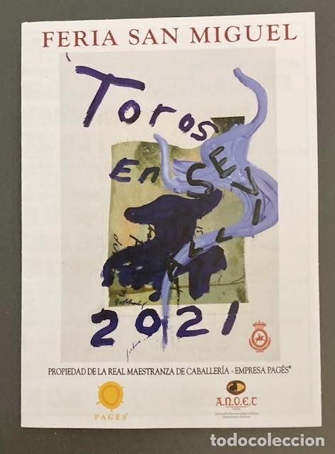 Tauromaquia: PLAZA DE TOROS DE SEVILLA - FERIA DE SAN MIGUEL - TRIPTICO