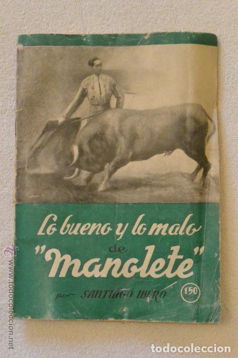 Tauromaquia: LO BUENO Y LO MALO DE MANOLETE POR SANTIAGO IBERO