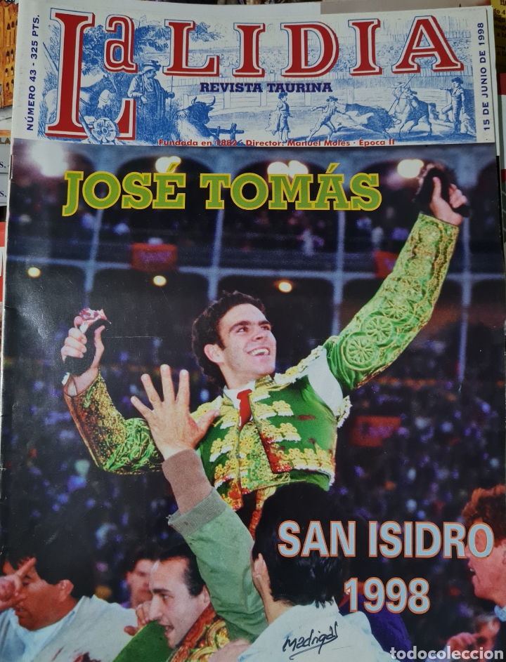 Stierkampf: LA LIDIA N&deg;43, 15 DE JUNIO 1998 - REVISTA TAURINA