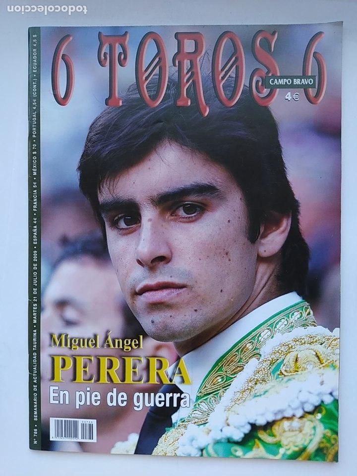 Stierkampf: 6 TOROS 6. N&ordm; 770 SEMANARIO DE ACTUALIDAD TAURINA.12 JULIO 2009. MIGUEL ANGEL PEREDA. TDKC125