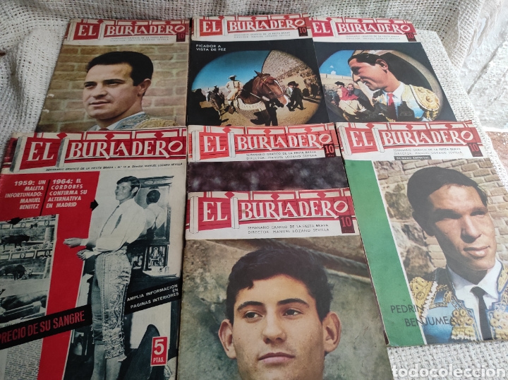Tauromachia: REVISTA EL BURLADERO - LOTE DE 8 EJEMPLARES - TAUROMAQUIA