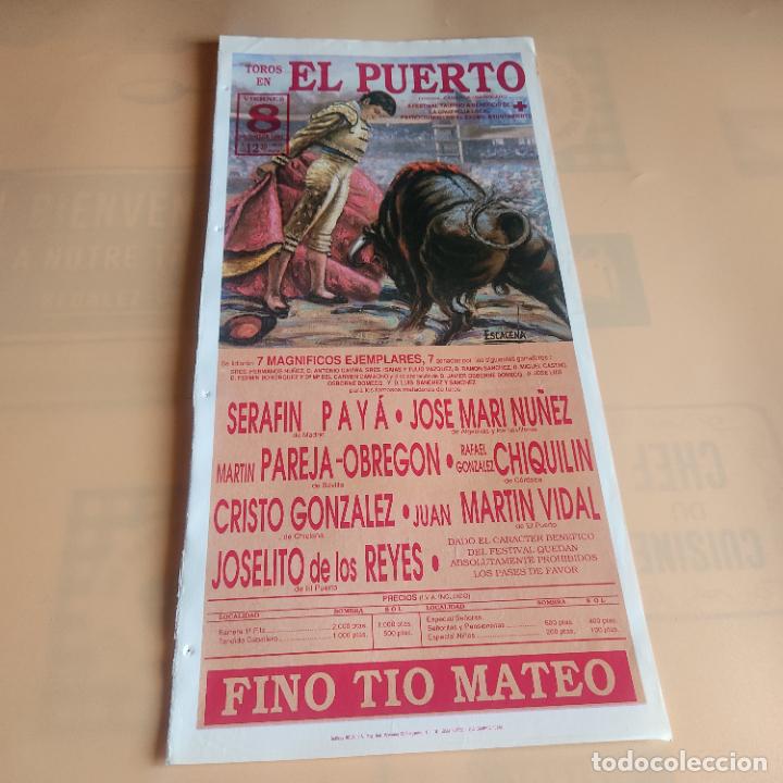 Tauromaquia: EL PUERTO 1989.PAREJA OBREGON.JOSELITO DE LOS REYES.MARTIN VIDAL.CHIQUILIN.SERAFIN PAYA.