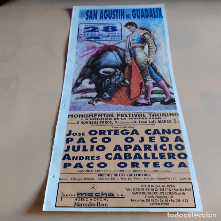 Tauromaquia: SAN AGUSTIN DE GUADALIX 1993.ORTEGA CANO.PACO OJEDA.JULIO APARICIO.PACO ORTEGA.ANDRES CABALLERO.