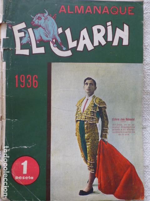 Tauromaquia: ALMANAQUE EL CLARIN 1937 - Foto 1